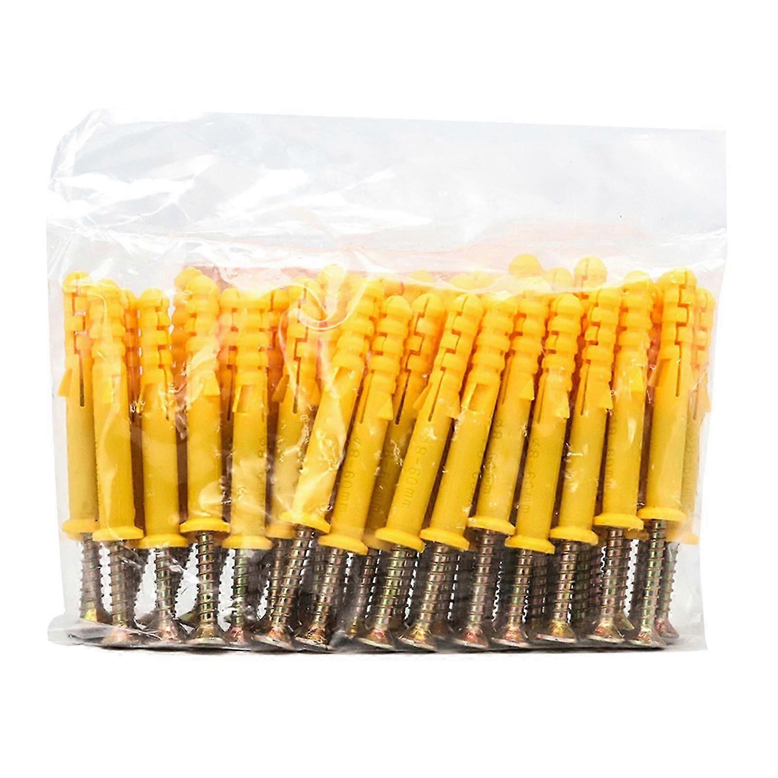 Professional Wall Plug and Screw Set Expansion Rawl Plugs Screws Rust Resistant Long Lasting Installation Kits for DIY