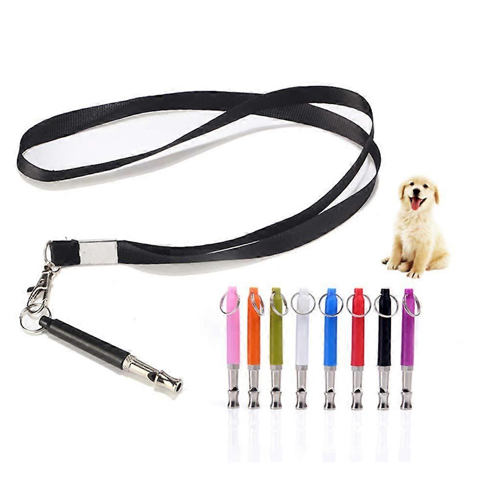 Dog Whistle Metal Dog Training Whistle 3Piece Set Universal Fit Assorted Colors