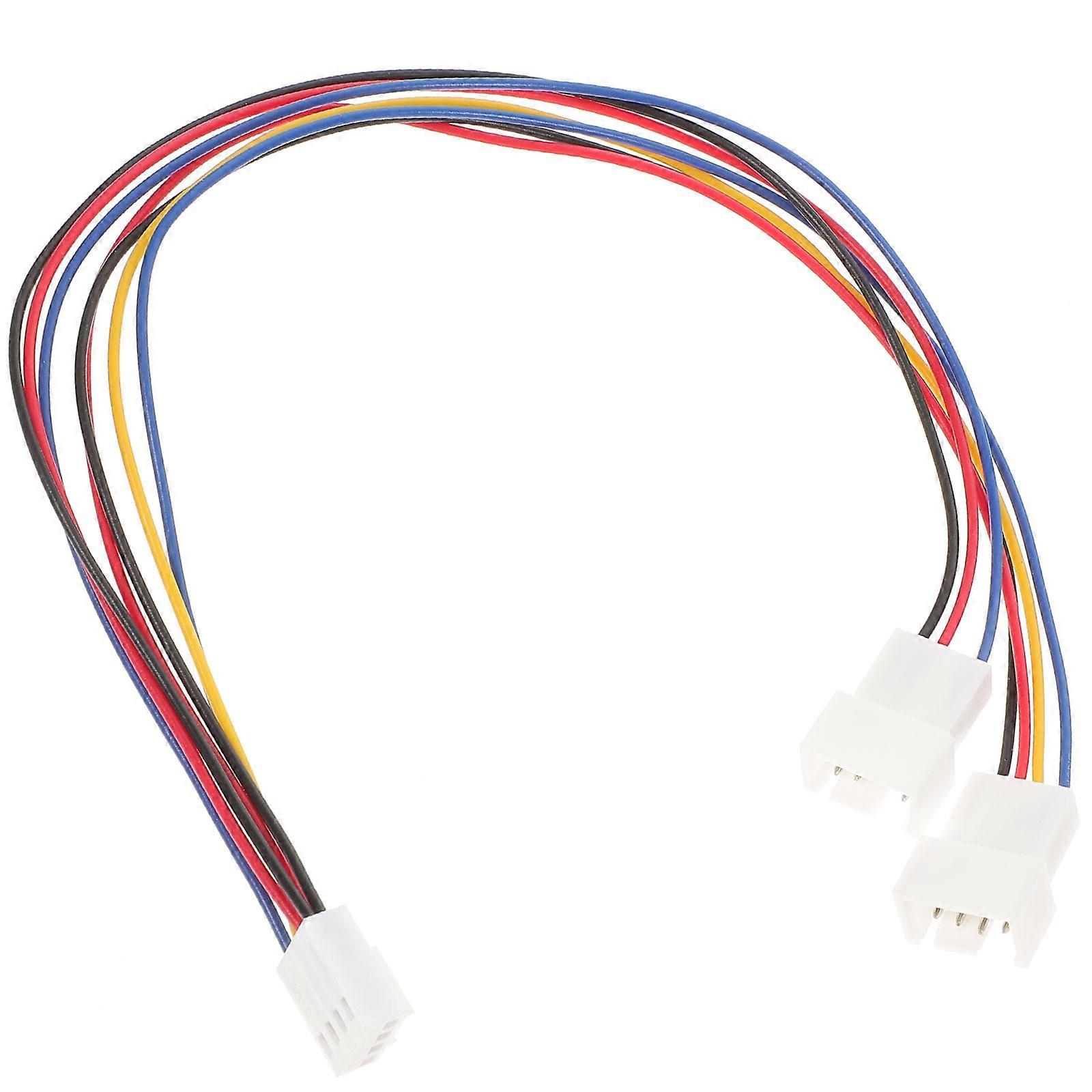 Pc Fan Splitter 1 to 3 Mainboard 4 Pin Pwm Connector Cable for Pc Use
