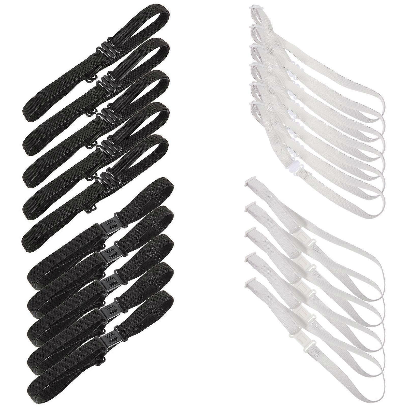 Elastic Bow Tie Band Adjustable Bow Tie Extension Bands 40Pcs Assorted Colors