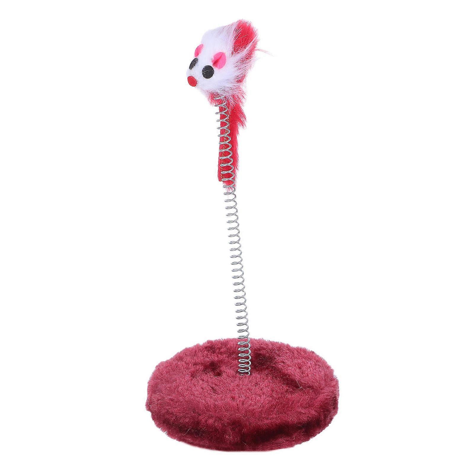 Plush Cat Teaser Mouse Toy for Kittens Indoor Play 2Pcs Pack