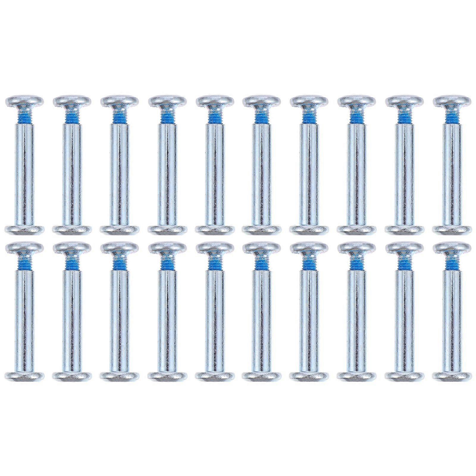 20pcs Inline Skate Screws Skating Wheel Screws Hexagonal Socket Screws