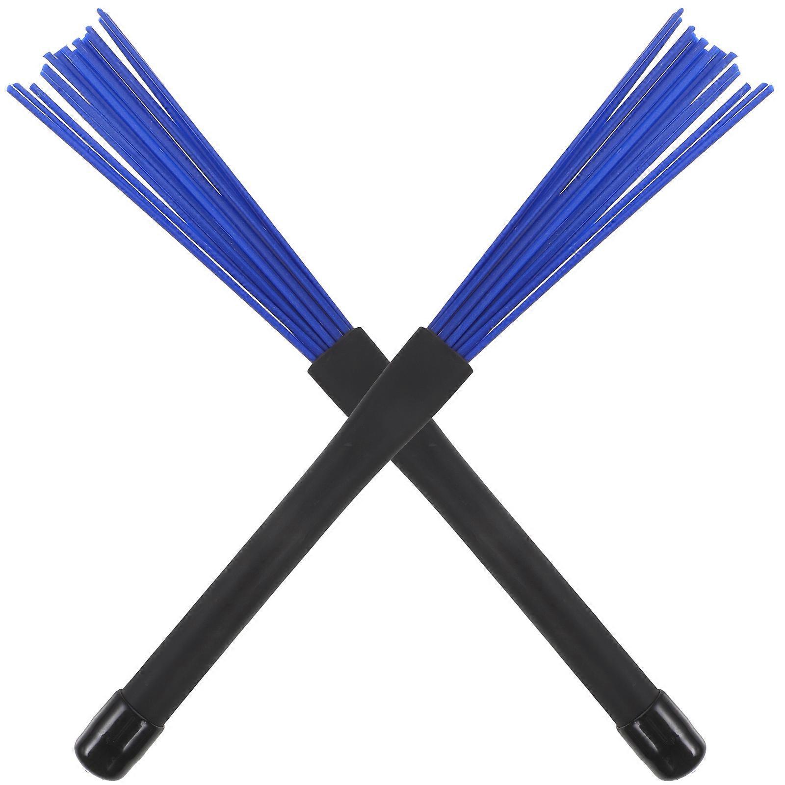 Nylon Wire Drum Brush for Jazz Drum Use 3Pairs with Storage Bag Included
