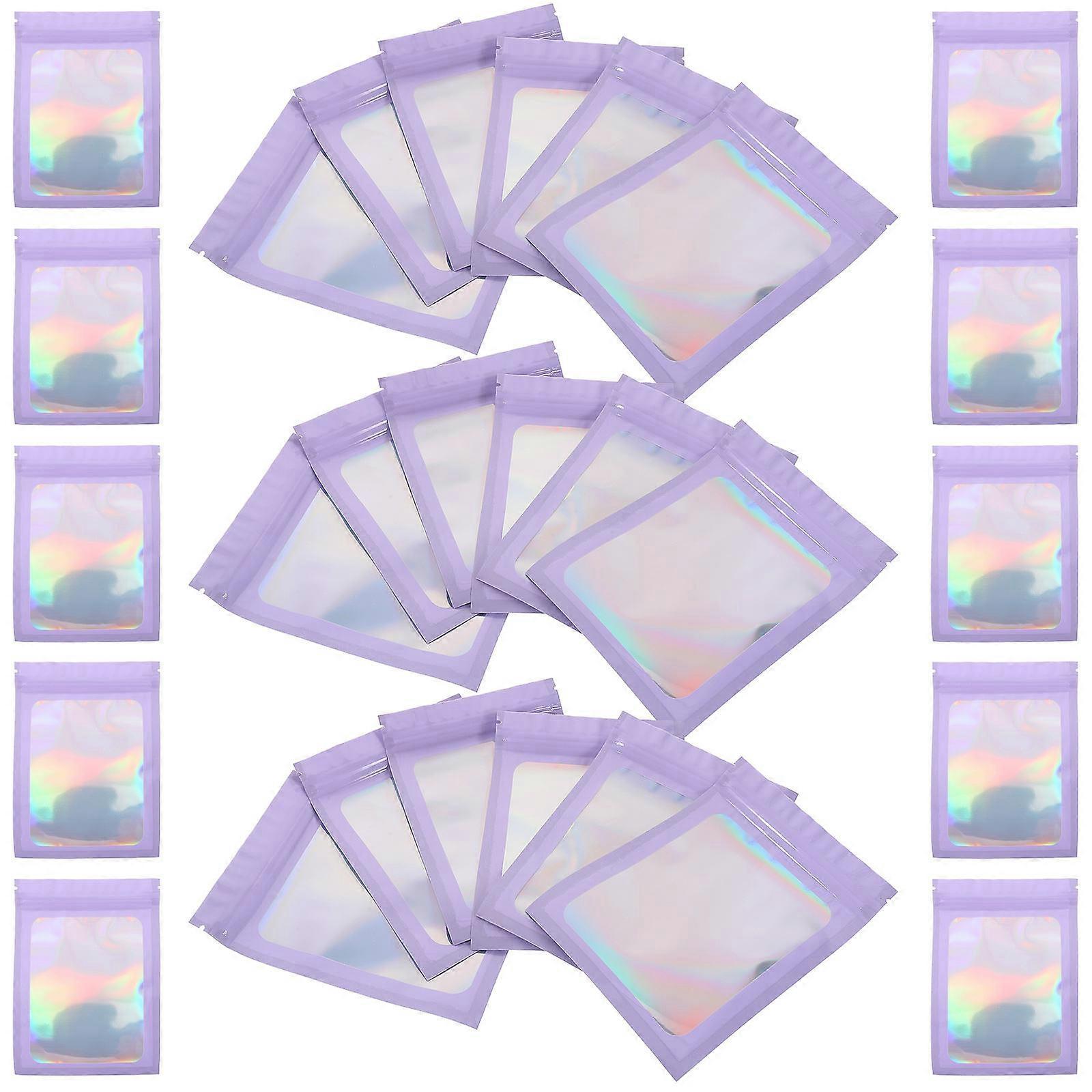 500 Pcs Resealable Bags Rectangular Shape Ideal For Retail Packaging Industrial Packaging With Reusable Features Purple Color
