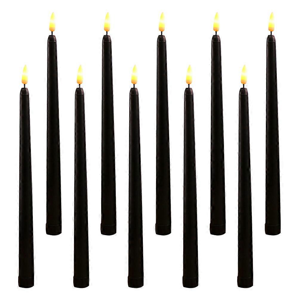 Battery Operated 40 Pcs LED Taper Candles Perfect For Valentine And Halloween Events Odorless Light Source