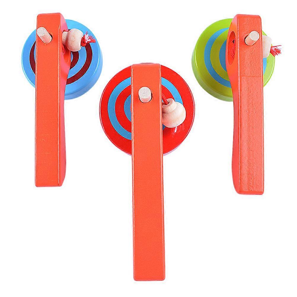 Wooden Spinning Toy for Relaxing Colorful Hand Toy