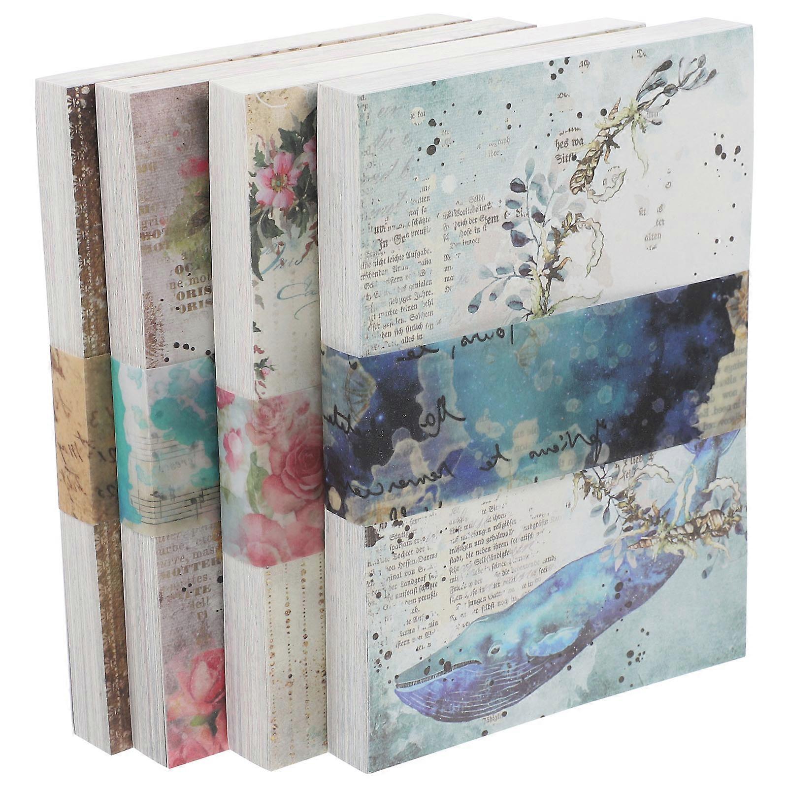Decoupage Paper Sheets For Scrapbook Albums Vintage Design 4 Books