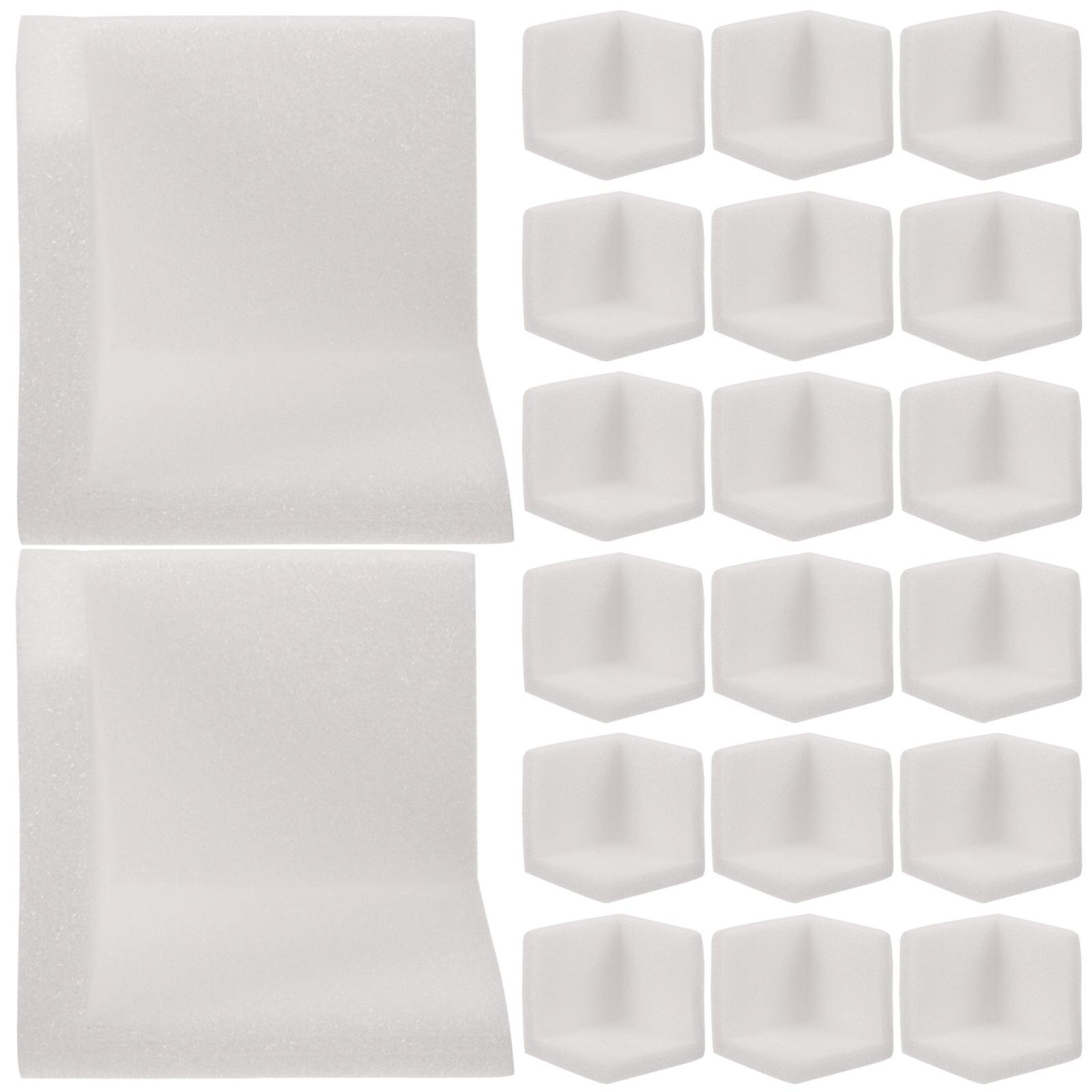 Corner Protectors for Table Furniture Guards White 100Pcs Set