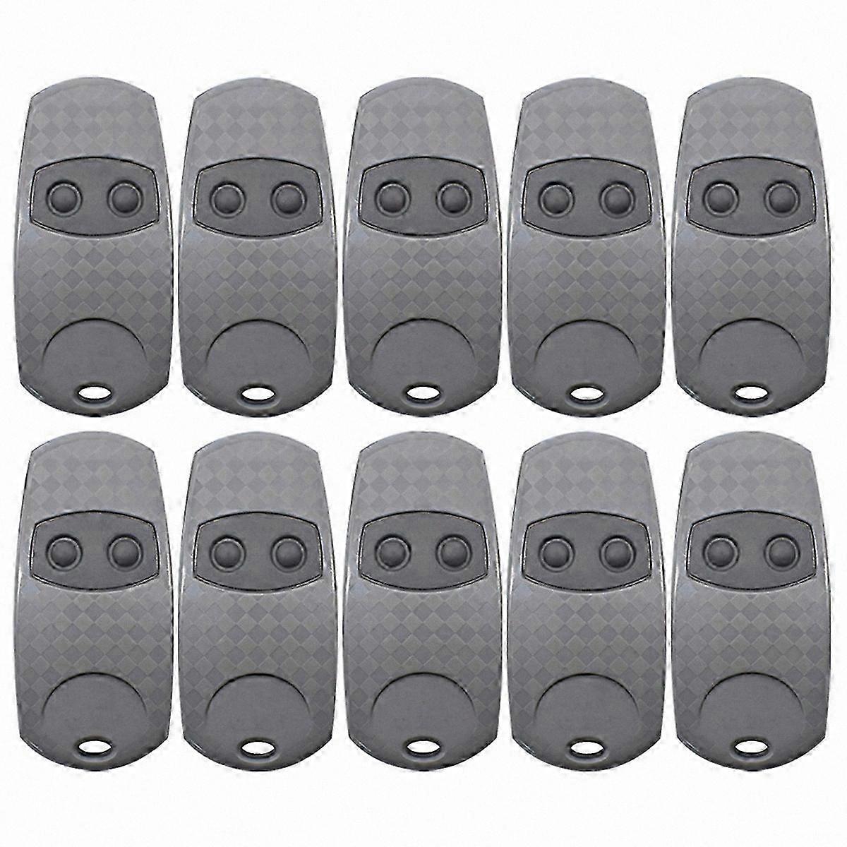10-Pack 433.92MHz Wireless Remote Controls for Garage Door Openers