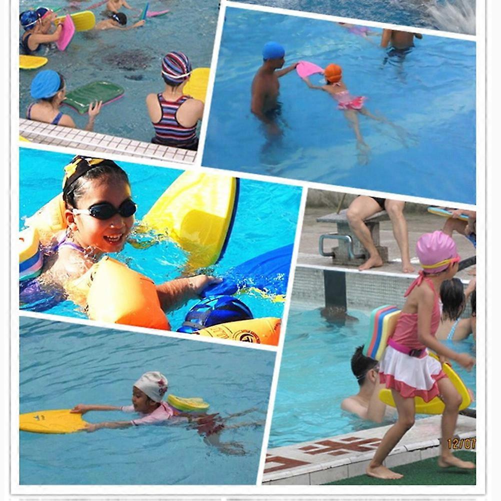 Swim Pool Float Kickboard A-Shape Beginner Swimming Training Aid Yellow