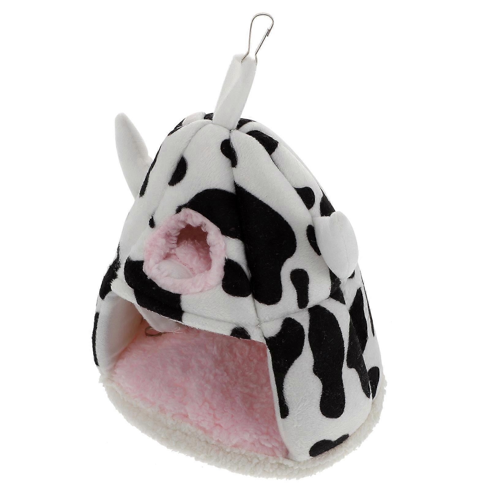 Pet Hamster Nest Double-Layer Cotton Bed for Warmth 2Pcs