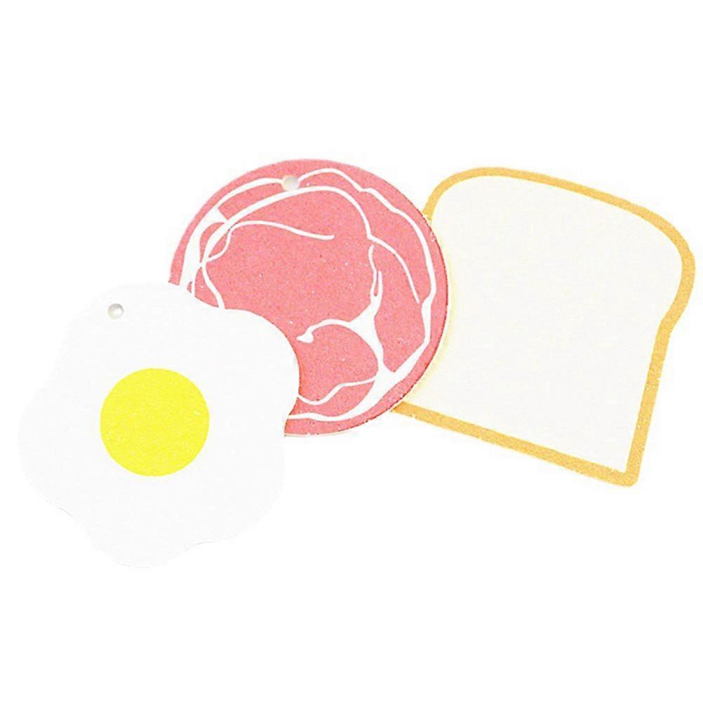 Creative Kitchen Sponge 6 Pcs Toast Style Reusable Cleaning Sponge Scrubber Assorted