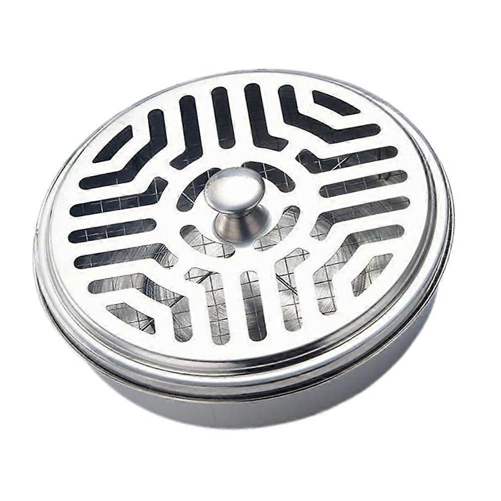 Røkelsesbrenner i rustfritt stål, sølv, 1 stk.