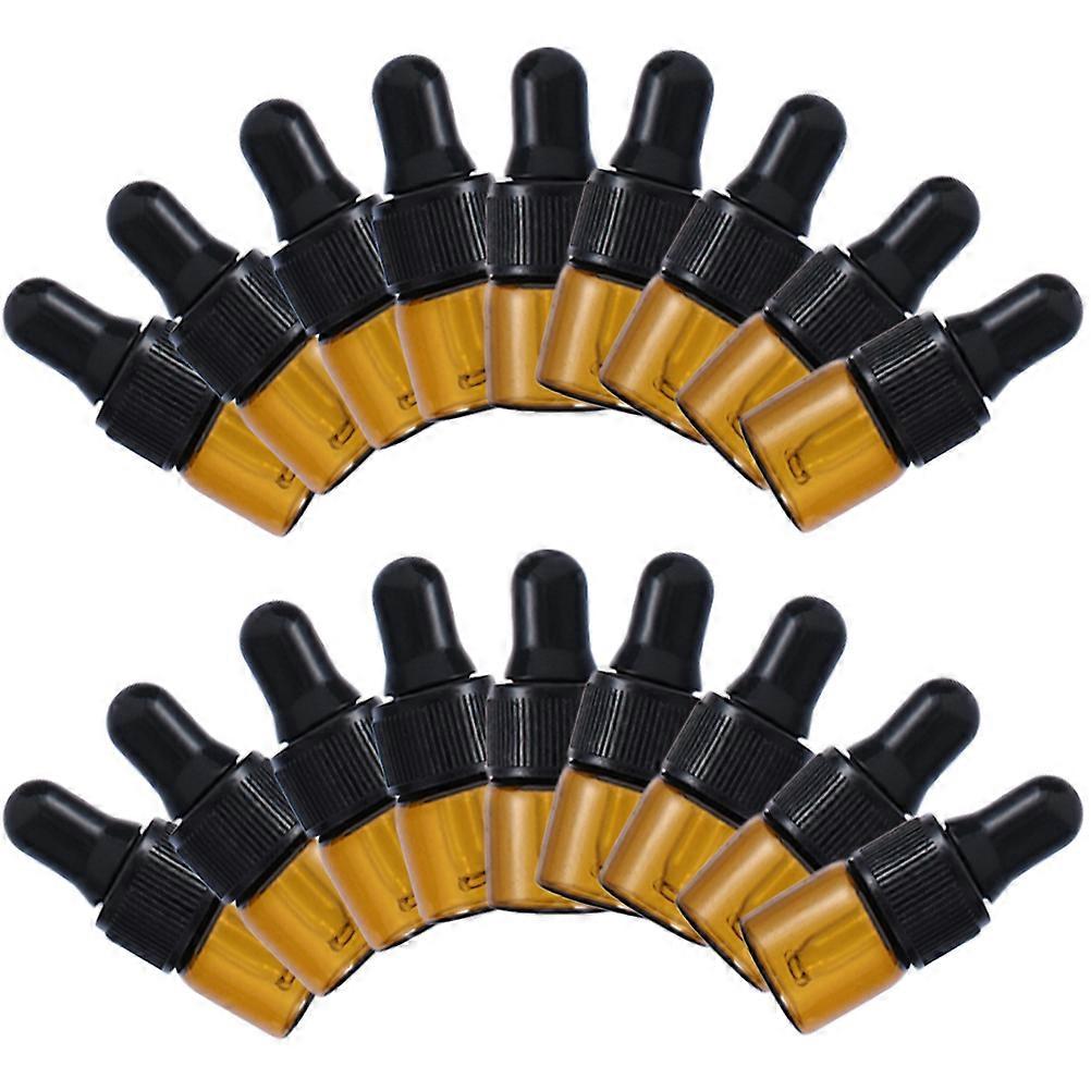 Multi Glass Essential Oil Bottles Dropper Bottle for Storage 40Pcs Portable