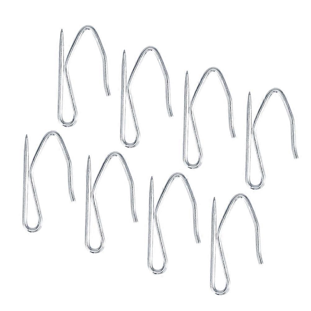 Bath Drape Loop Iron Shower Curtain Hooks for Hanging 600Pcs Silver