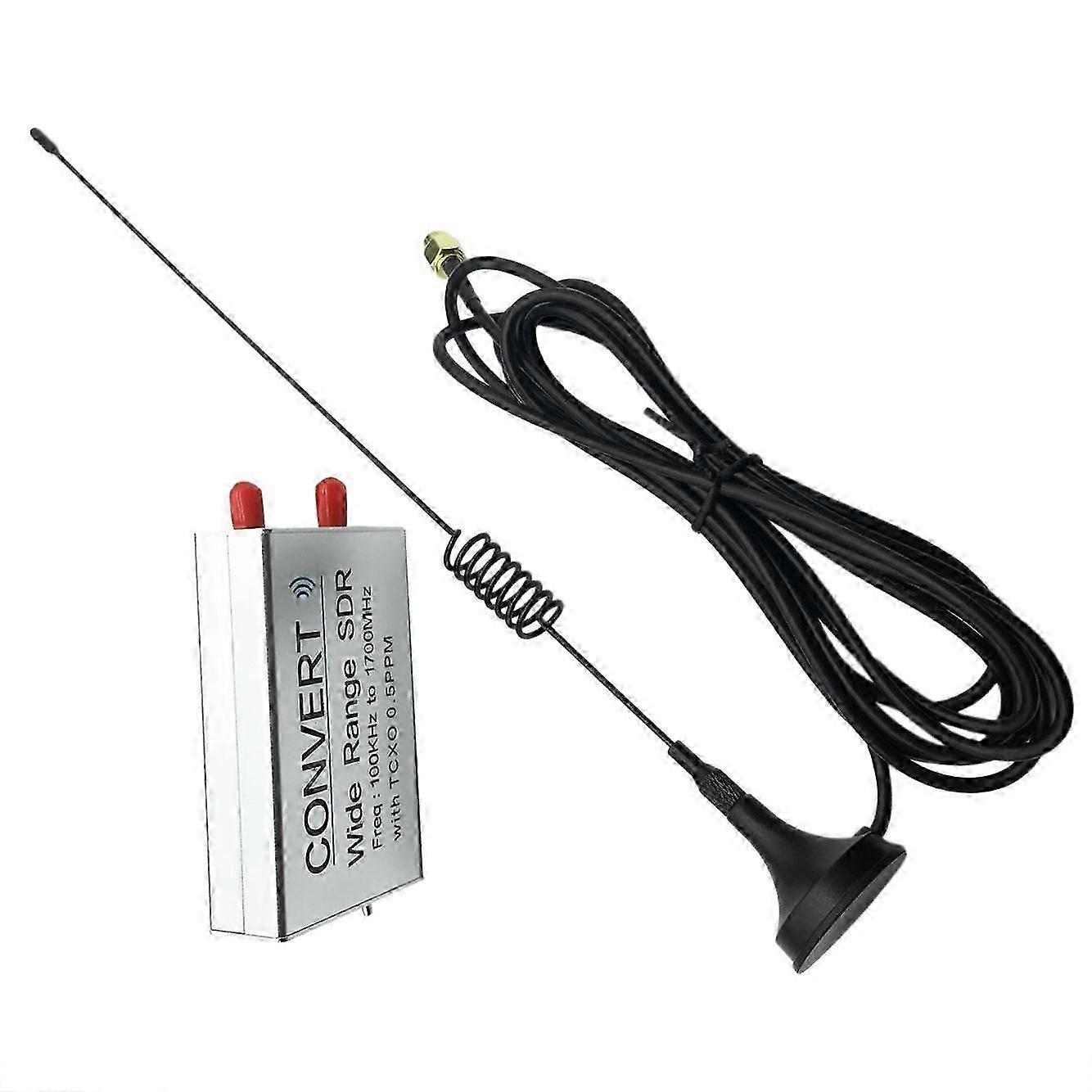 Récepteur Usb Rtl Sdr 100Khz-1.7Ghz Bande complète Uv Hf Rtl-Sdr Stick Tuner Support Up-Convert Winth Rtl