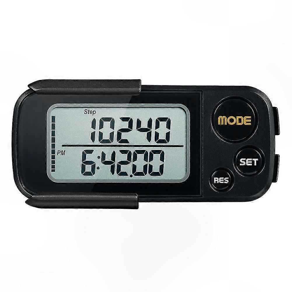 3D Motion Tracker Pedometer with Clip for Walking Fitness Monitoring