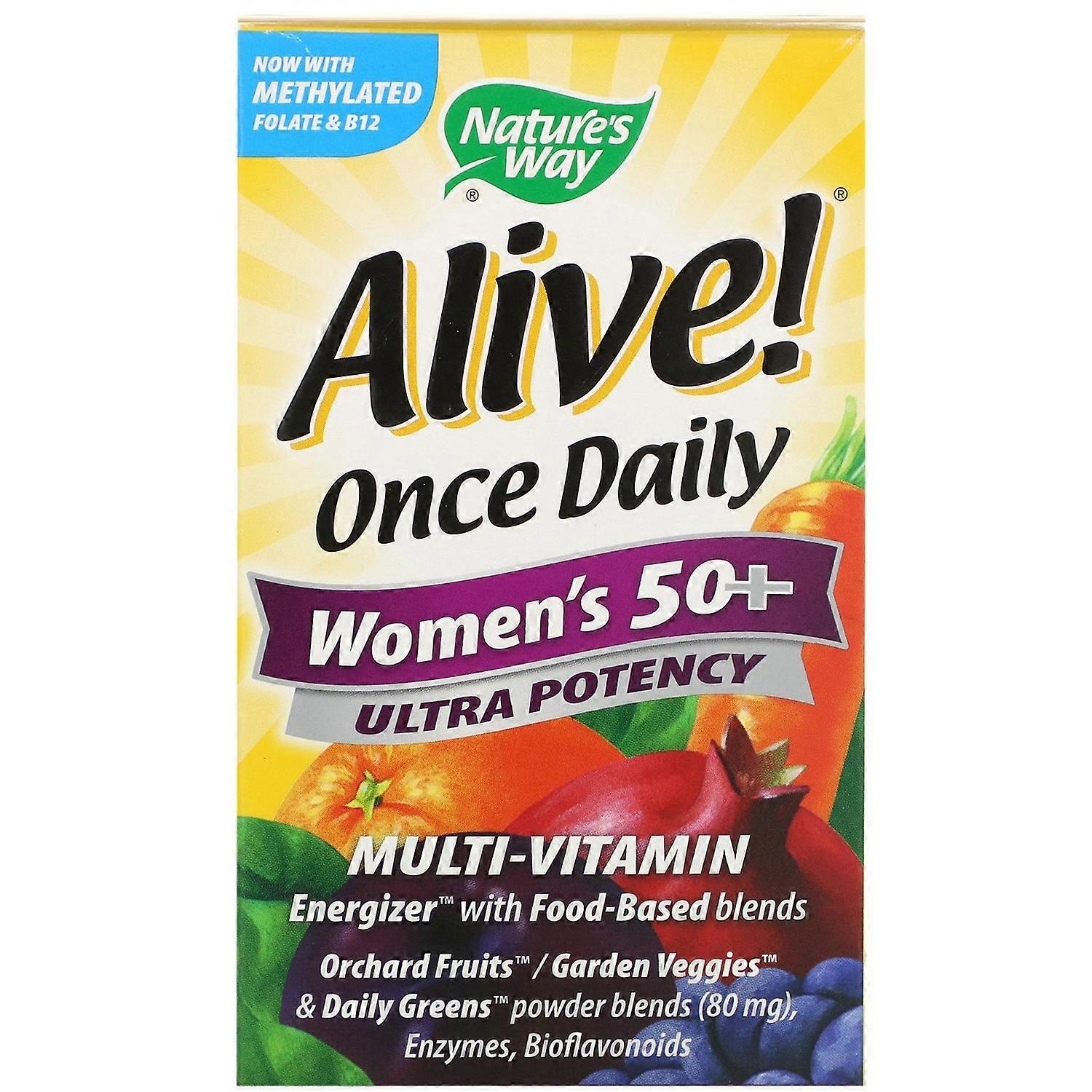 Nature's Way, Alive! Once Daily, Women's 50+ Multi-Vitamin, 60 Tablets