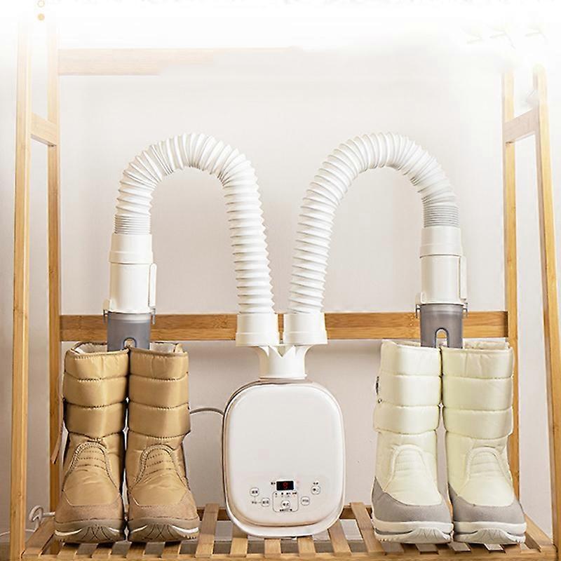 BW102 220V Intelligent Multi-Functional Household Small Double Pipe Quilt Dryer US Plug US Plug White