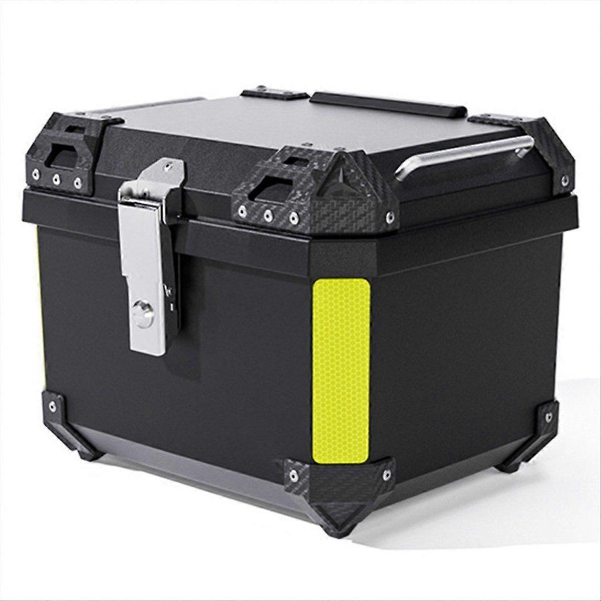 45L Motorcycle Trunk Top Box Waterproof ABS Trunk High-Capacity Universal Motorcycle Rear Box for Motorcycle