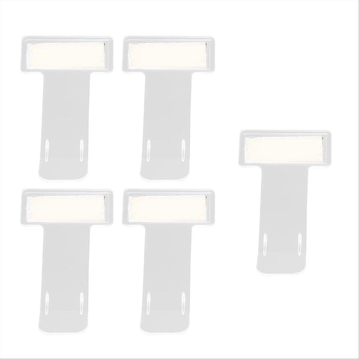 5Pcs Car Parking Ticket Clip Windshield Sticker Ticket Holder