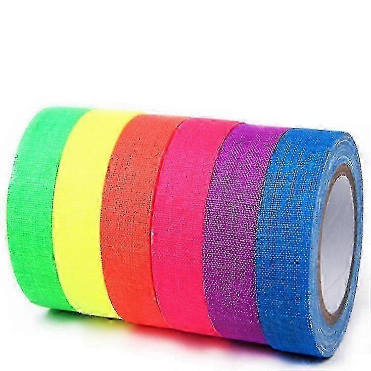 "Colored Masking Tape, Colored Painter's Tape, 6-Pack, Drawing Tape, Craft Tape, Labeling Tape, Paper Tape, Colored Tape, Art Tape"