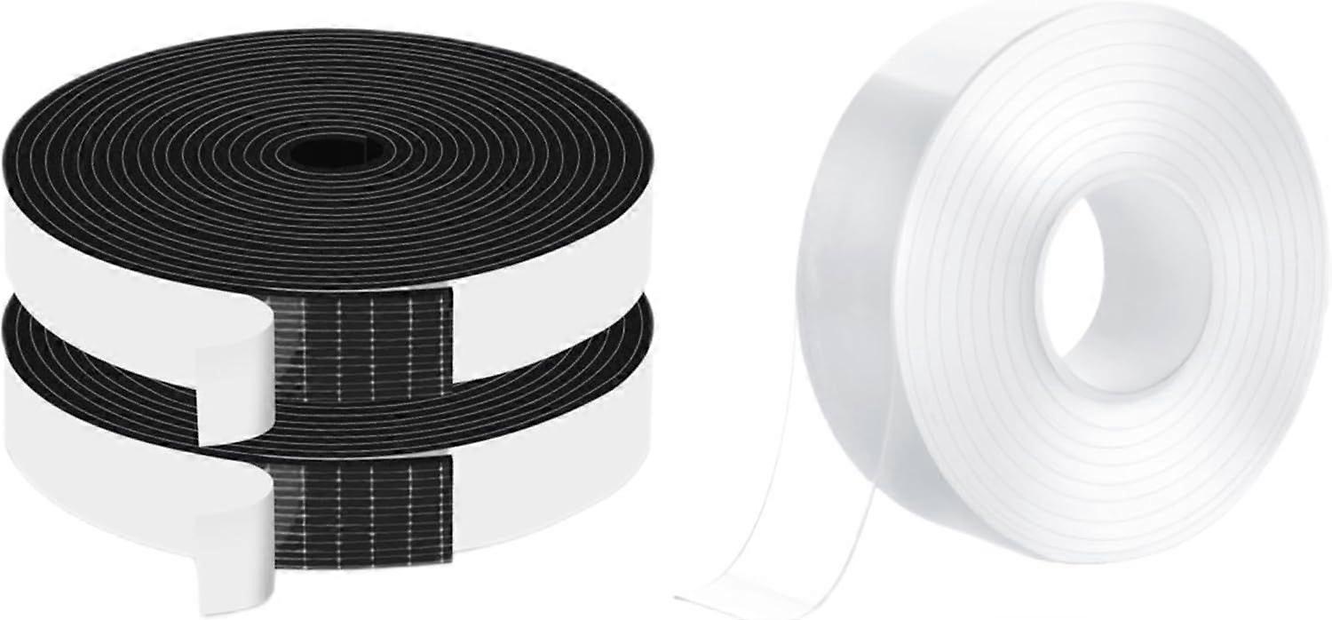Transparent Window Weather Sealing Tape and High Density, Winterized Window