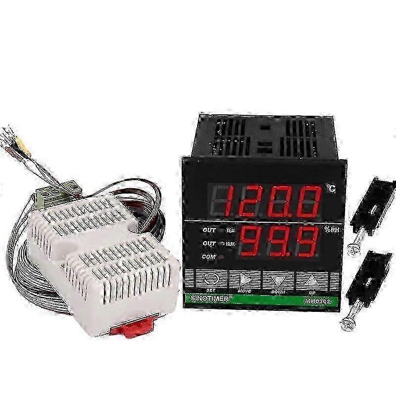 Digital Panel-Mounted Temperature & Humidity Controller MH0302 for Climate Control hwy