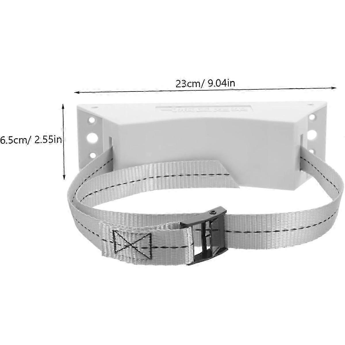 Wall Mounted Propane Tank Holder Cylinder Bracket for Secure Storage Ideal for Rvs and Trailers