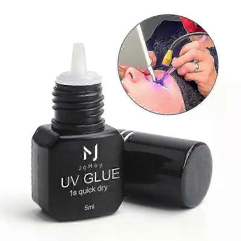 JOMAY UV GLUE Adhesive For Eyelash Extensions 0.1S Fast Drying Strong False Eye Lash Extension Glue Long Lasting UV Eyelash Glue