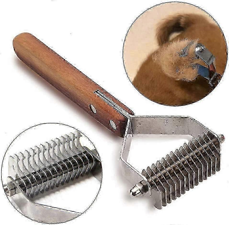 Dog Undercoat Brush & Curry Comb Trimmer - Professional Paws Care Set（New Arrival）