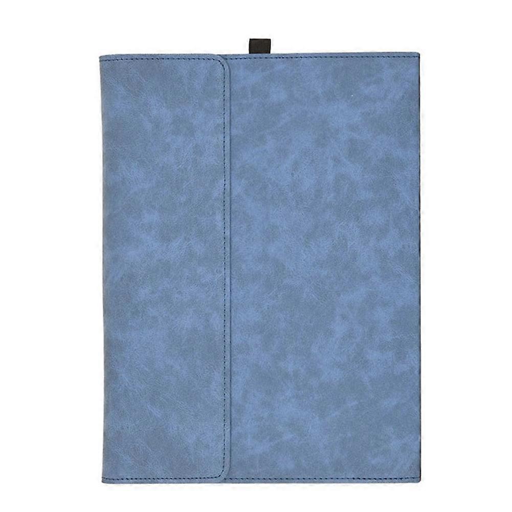 Capa flip de couro PU para tablet Surface Pro X da Microsoft, capa com suporte para Surface Pro X, azul