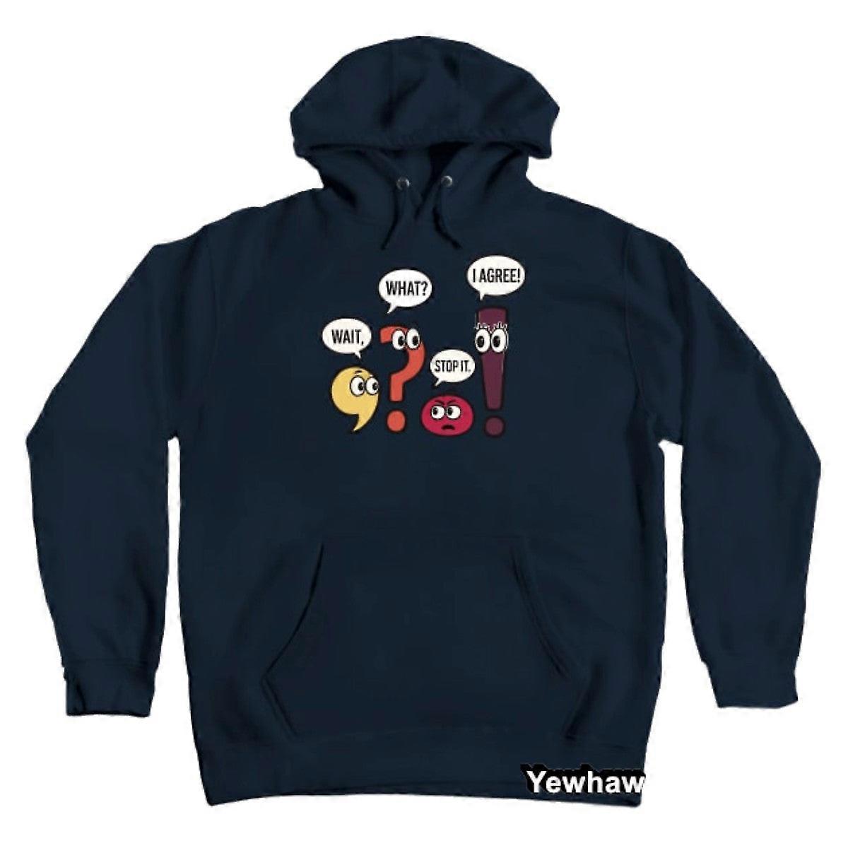 Wait-What Kapuzenpullover Wait What Unisex-Sweatshirt-Pullover mit Tasche