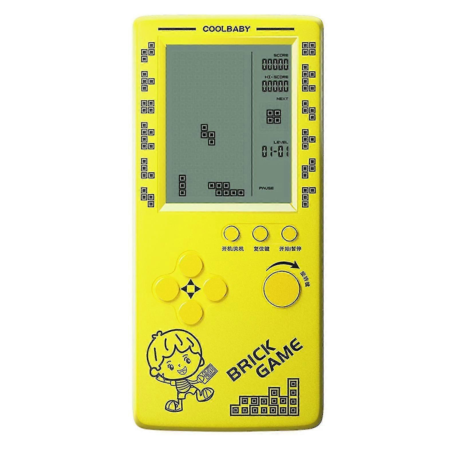 Rs-100 Tetris Game Console Classic Block Game Puzzle Games Player Handheld Game Machine Brick Games Batterijen Niet inbegrepenbeyamis G - shengxin