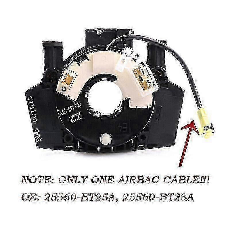 QASHQAI J10 MK1 2006-2013 Klocka Fjäder Spiralkabel 25560BT25A