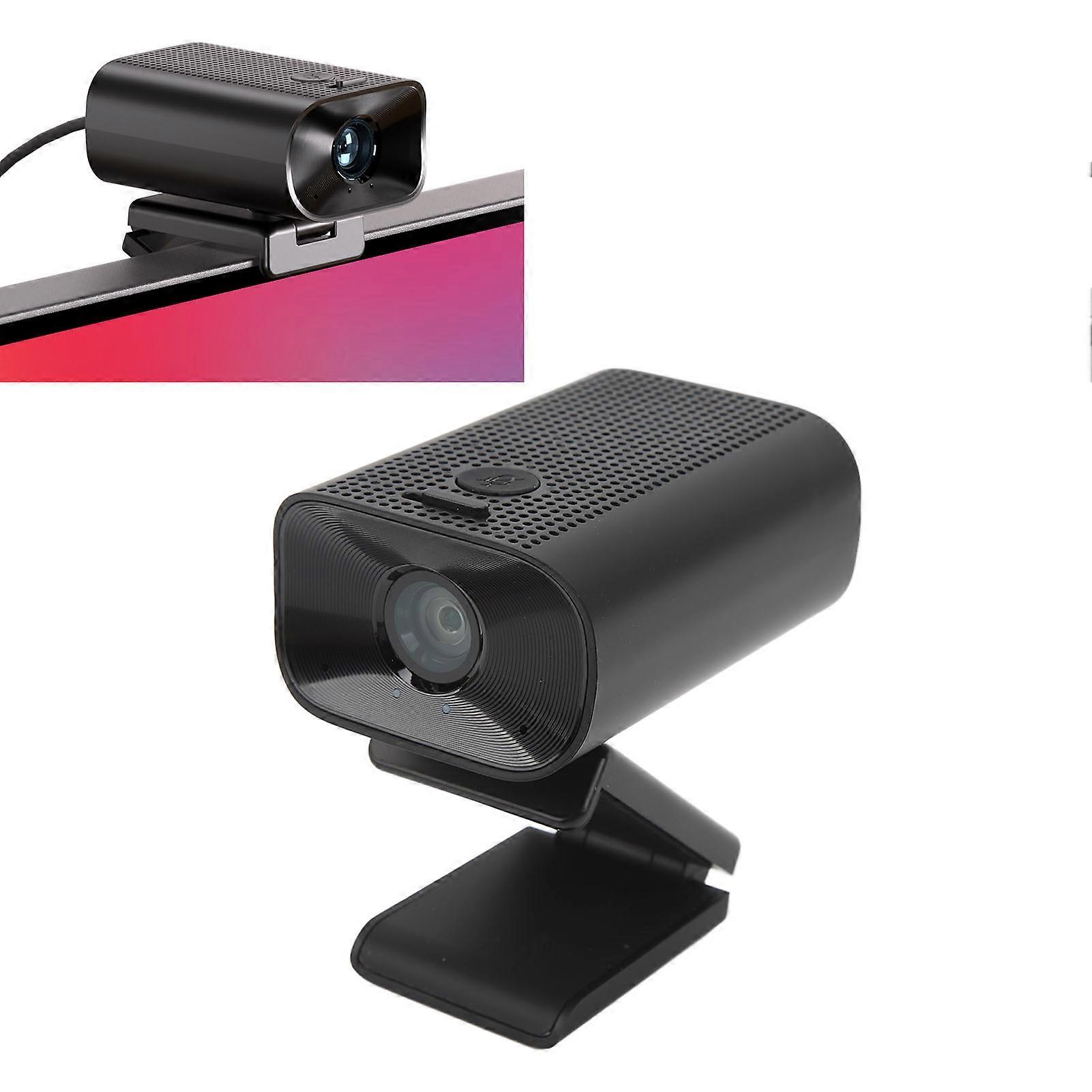 3 in 1 Webcam USB Kamera Lautsprecher Mikrofon Combo 1080P Autofokus Video Computer Kamera mit Mikrofon für Meeting Live Streaming 