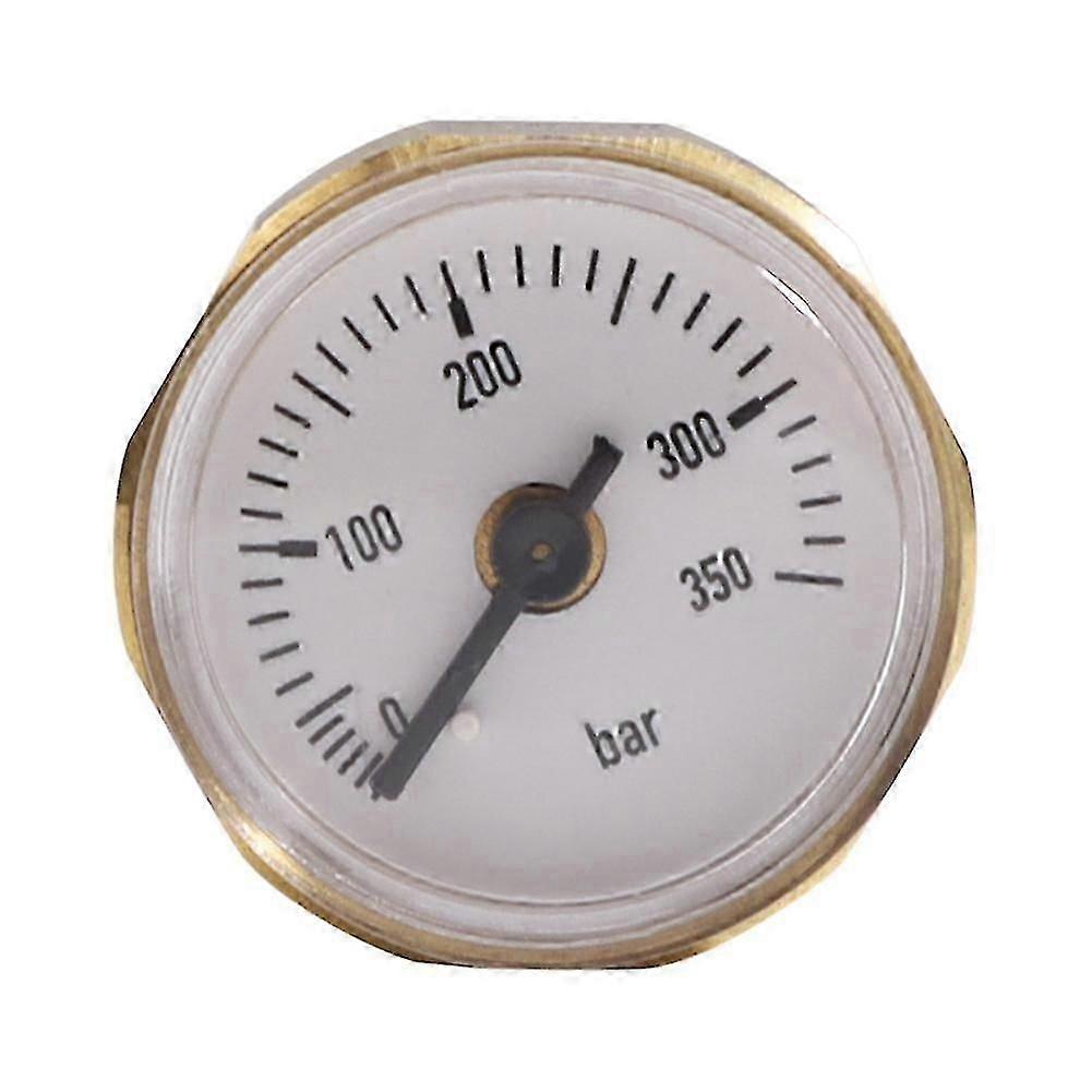 ED 28mm Dial Precision Pressure Gauge Manometer 350Bar with 1/8 Inch BSP Thread for PCP Adapter