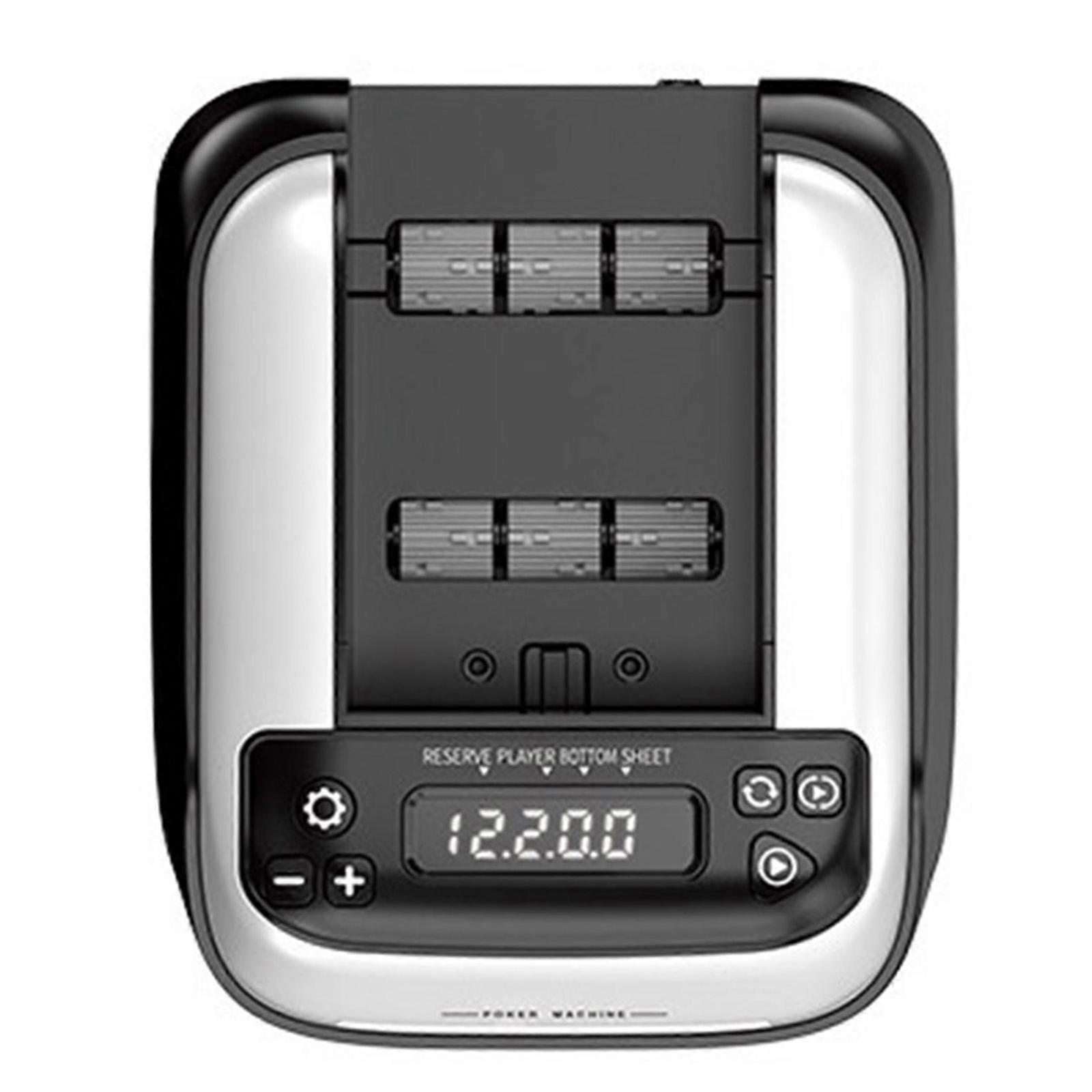 Smarted Electric Card Dealer Machine With Memory Function 360 Degrees Rotations for Homes Game Night Multicolor