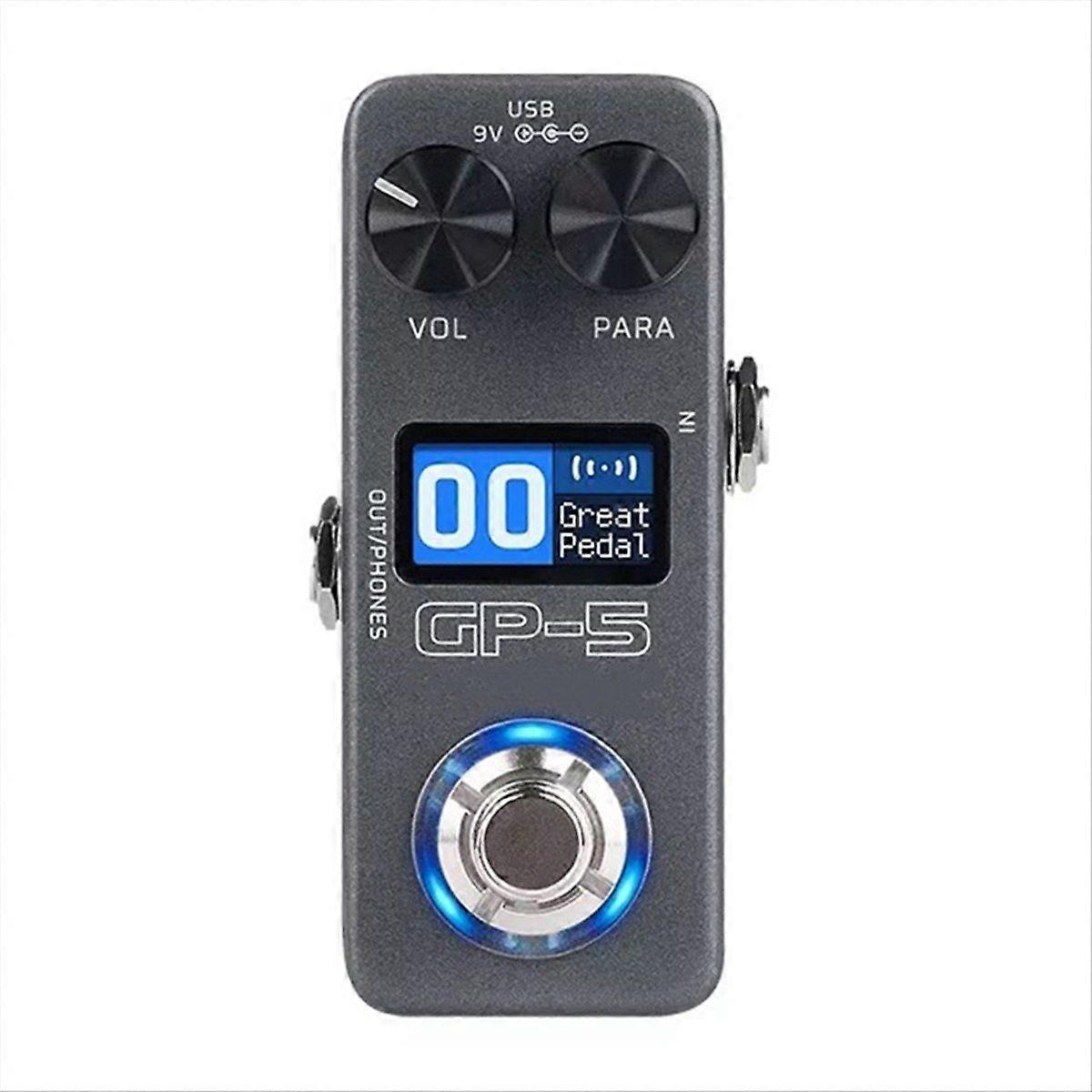 GP-5 Electric Guitar Integrated Effect Processor/NAM&IR Loader Supports Loading Enclosure IR Files