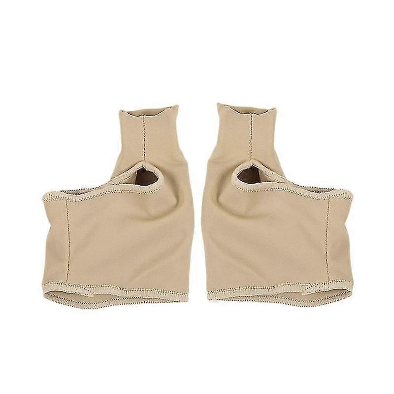 2pcs=1pair Socks For Pedicure Toe Separator Hallux Valgus Bunion Corrector Adjuster Correction Pedicure Sock Straightener Tslm1