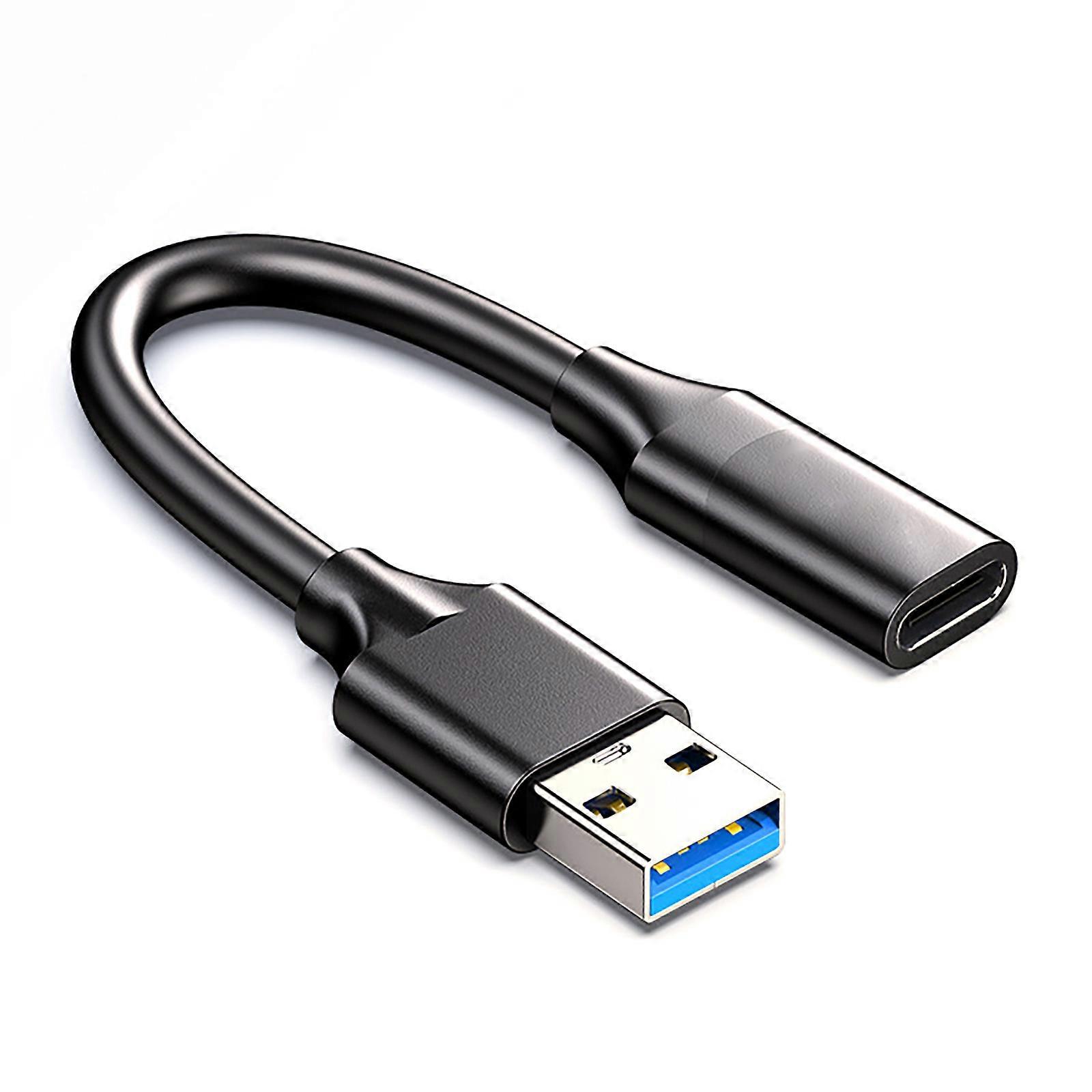 USB 3.2 To Type C Adapter Cable Male to Female Extension Enables 10Gbps Data Transfer And Charging for PC,Laptop Multicolor