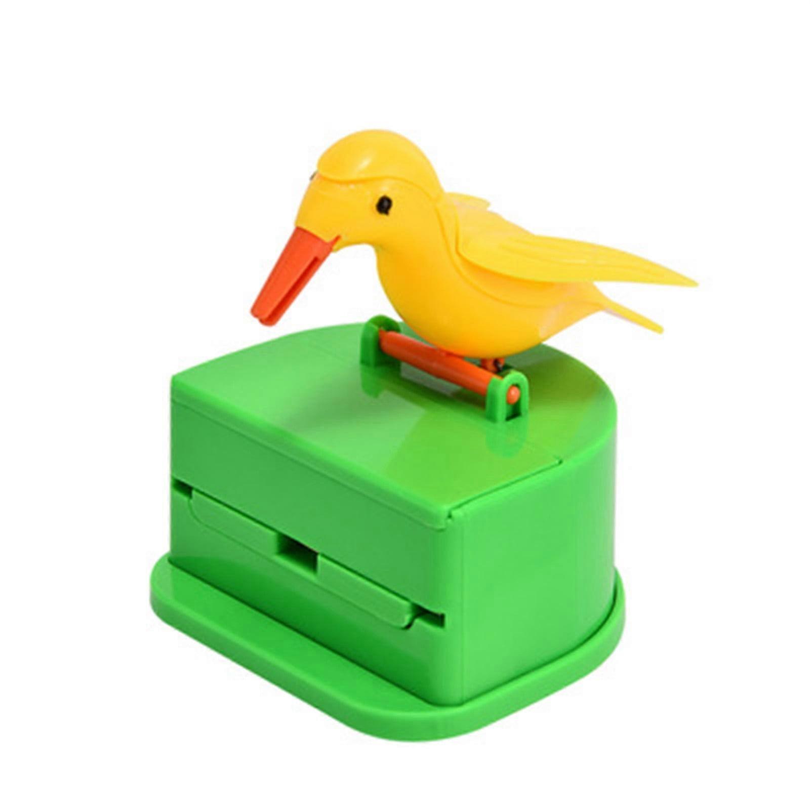 YiFudd Small Bird Toothpick Box Press To Automatically Eject The Toothpick Box