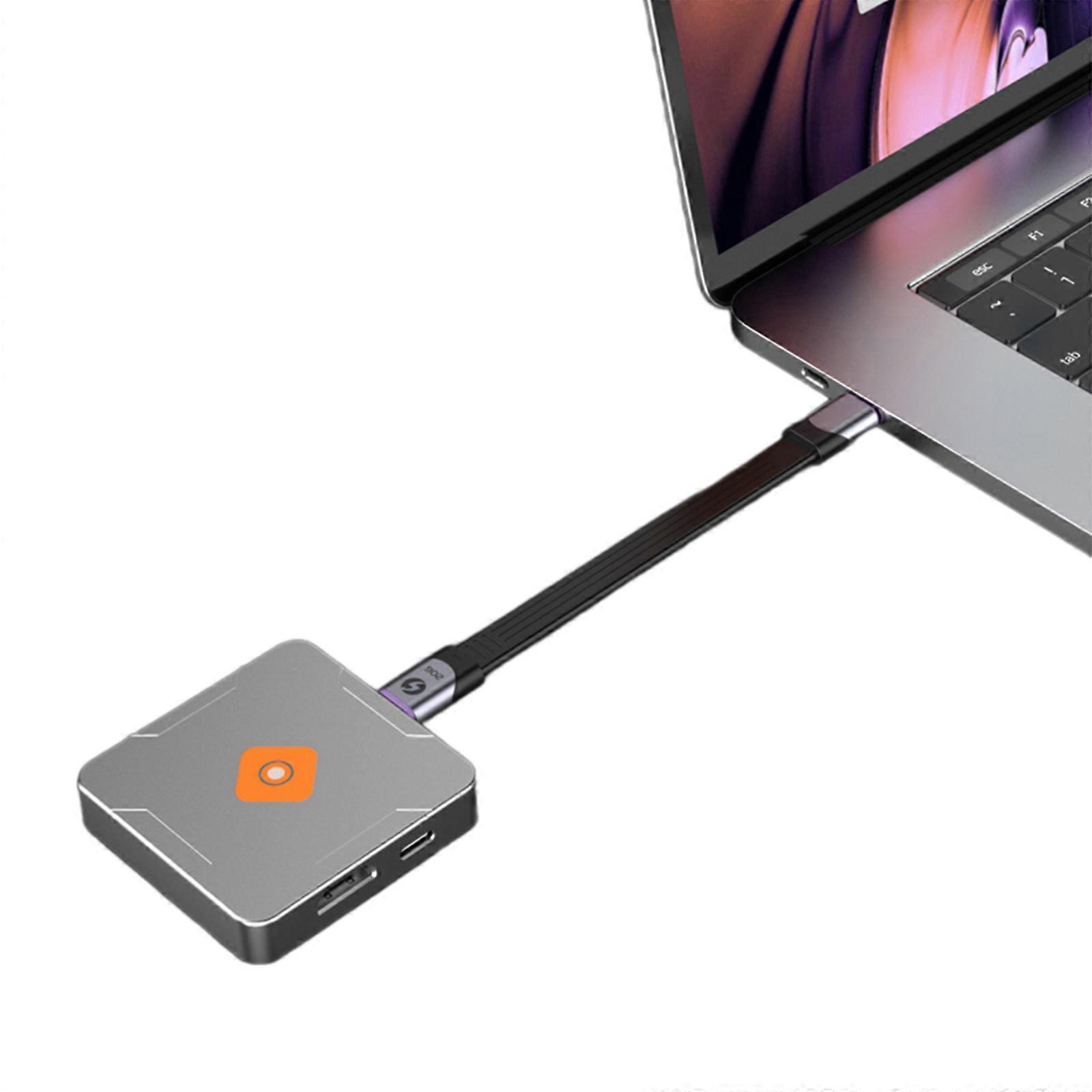 USB3.2 10Gbps Magnetic 2230 NVMe SSD Enclosure for Phone 15 NVMe SSD, Aluminum External SSD Case Multicolor