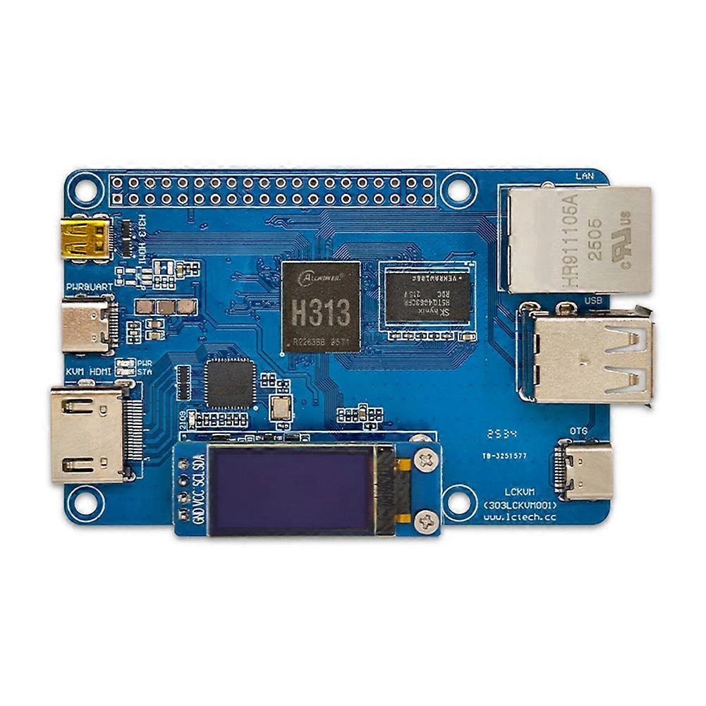 LCKVM Computer Remote Control Operation and Maintenance Server H313 Development Board 512MB DDR3 HDMI-Compatible 512MB