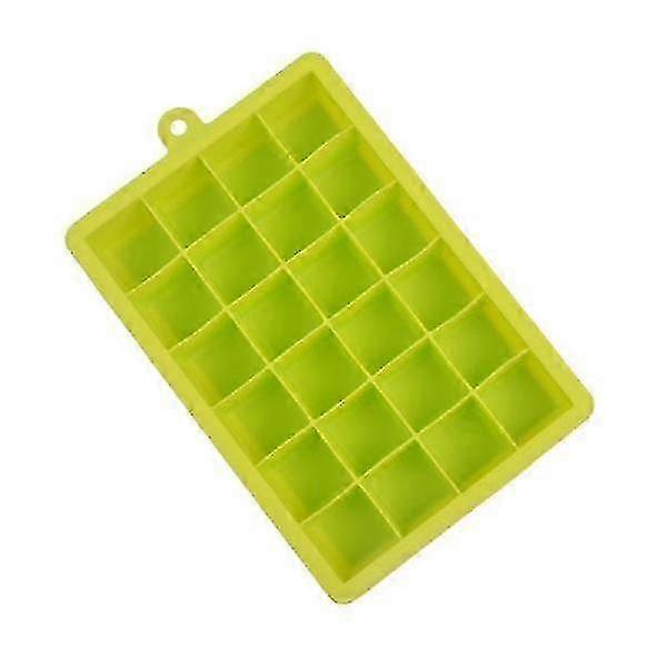 24 Grids Silicone Ice Cube Tray Molds Square Shape Ice Cube Maker Fruit Popsicle Ice Cream Mold