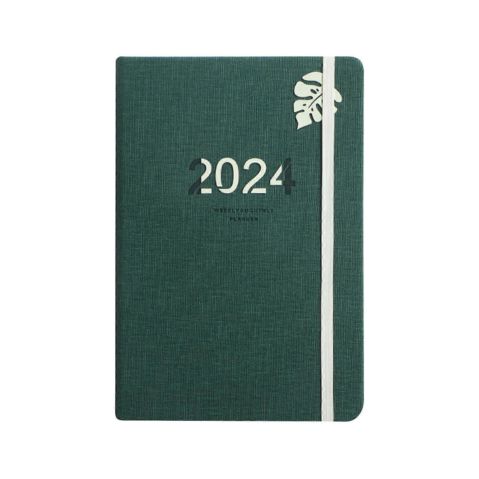 Ruhiku GW A5 Schedule Book Daily Plan Efficiency Manual Plan Book Time Management Self Disciplined Diary Book Notebook