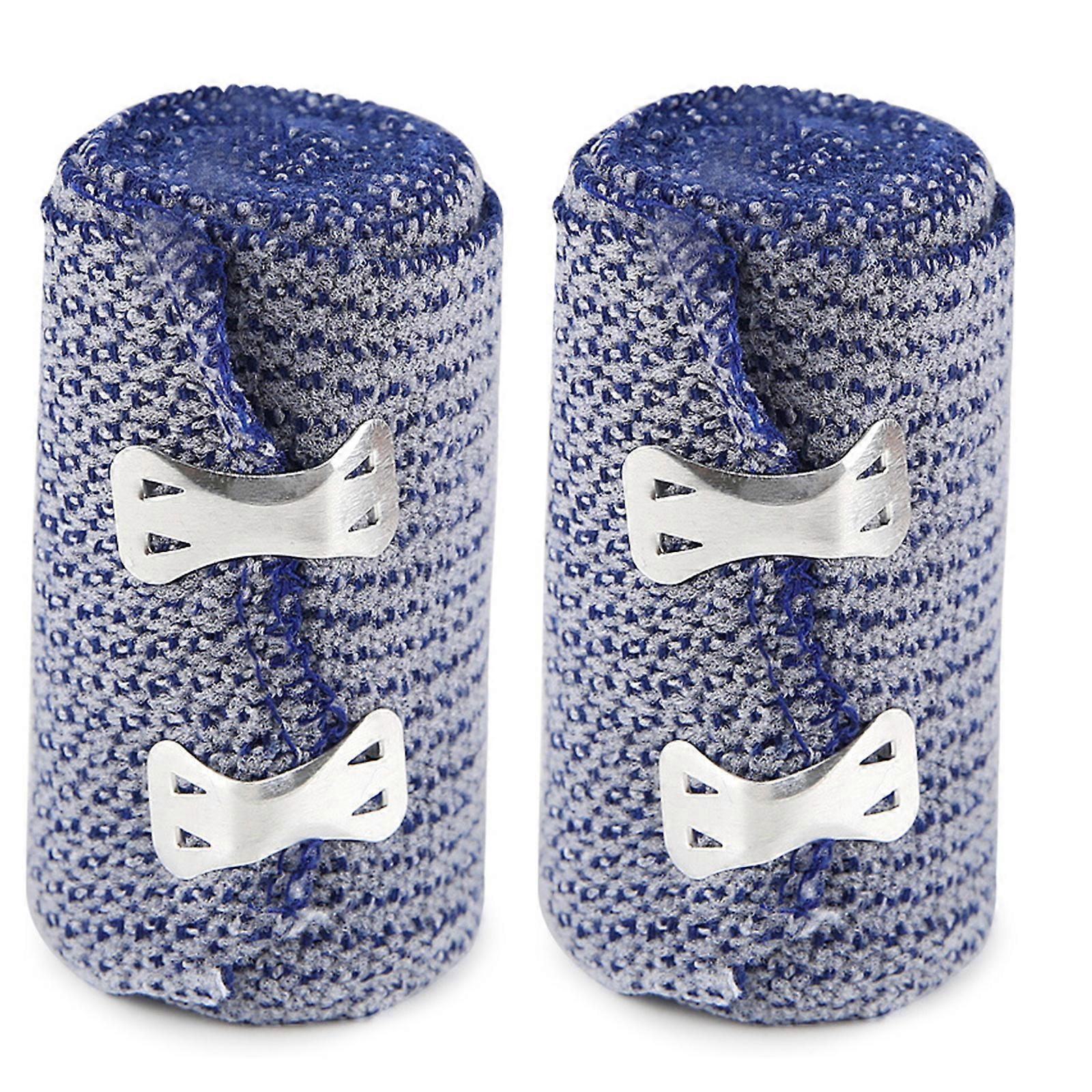 Pair Cold Support Bandages Elastic Material for Muscle Soreness Care and Swelling Reduction Multicolor