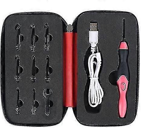 Usb Charging Led Hook Shines Hook With Led 9 Hook Sizes Knitting Needles For Emergency JU