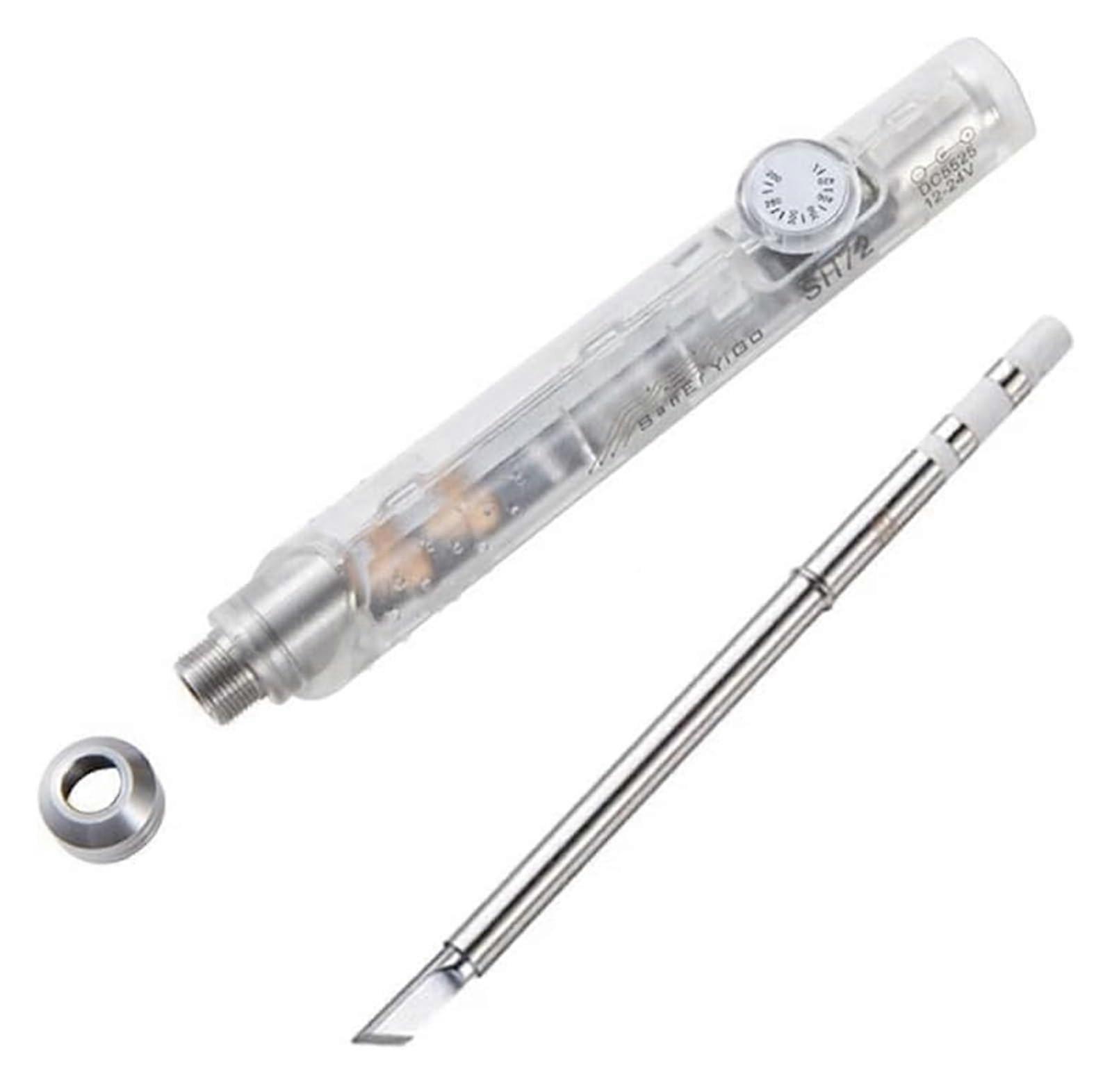 65W Electric Soldering Iron Kit Adjustable Temperature 220400°C with Tips for Electronics