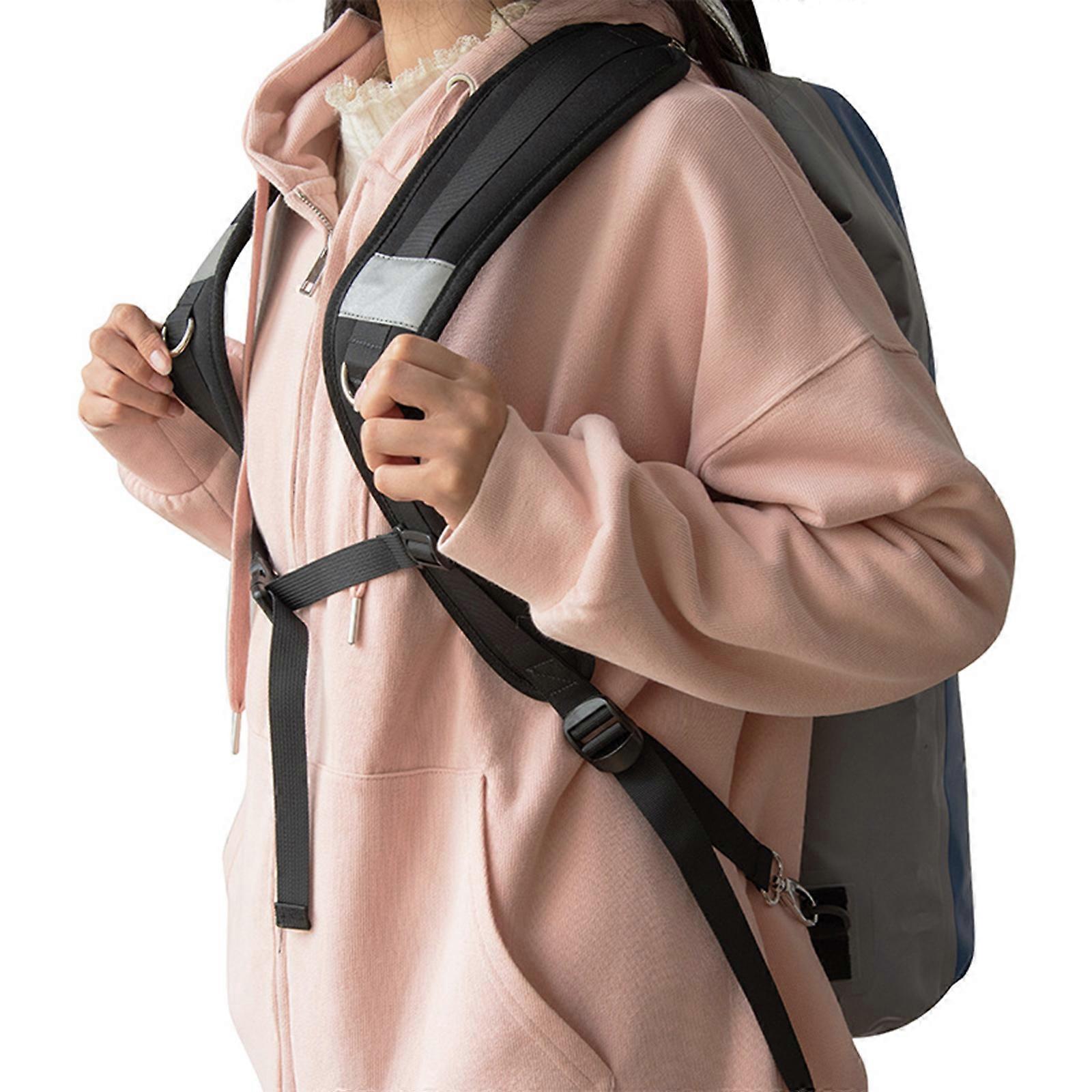 Backpack Bag Strap Backpack Adjustable Bag Strap Replacement with Adjustable Belt for Shoulder Waterproof Shoulder Strap Multicolor